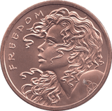 1oz FINE COPPER .999 FREEDOM REF E15 - Copper 1 oz Coins - Cambridgeshire Coins