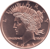 1oz FINE COPPER .999 GOLDEN STATE MINT REF E11 - Copper 1 oz Coins - Cambridgeshire Coins