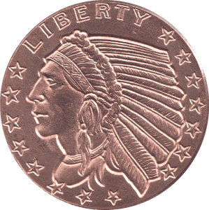 1oz FINE COPPER .999 GOLDEN STATE MINT REF E73 - Copper 1 oz Coins - Cambridgeshire Coins