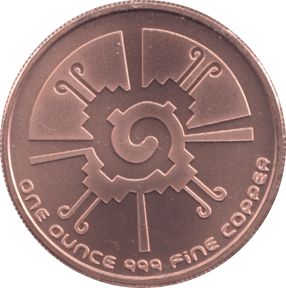1oz FINE COPPER .999 INCA REF E16 - Copper 1 oz Coins - Cambridgeshire Coins