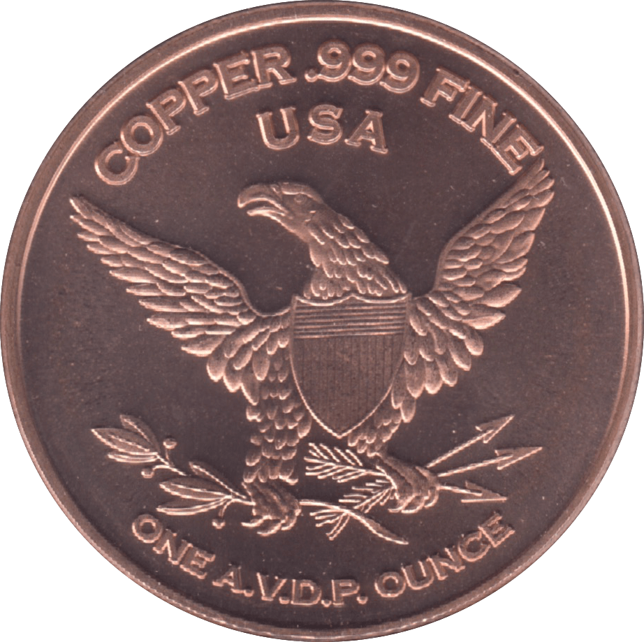 1oz FINE COPPER .999 LEGALIZE CANNABIS REF E55 - Copper 1 oz Coins - Cambridgeshire Coins