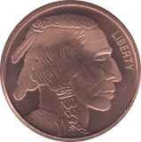 1oz FINE COPPER .999 LIBERTY REF E37 - Copper 1 oz Coins - Cambridgeshire Coins