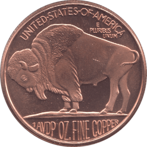 1oz FINE COPPER .999 LIBERTY REF E37 - Copper 1 oz Coins - Cambridgeshire Coins