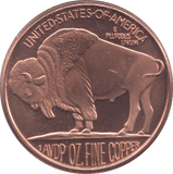 1oz FINE COPPER .999 LIBERTY REF E37 - Copper 1 oz Coins - Cambridgeshire Coins