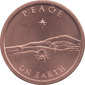 1oz FINE COPPER .999 PEACE ON EARTH REF E28 - Copper 1 oz Coins - Cambridgeshire Coins