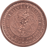 1oz FINE COPPER .999 SILVER SHIELD REF E30 - Copper 1 oz Coins - Cambridgeshire Coins