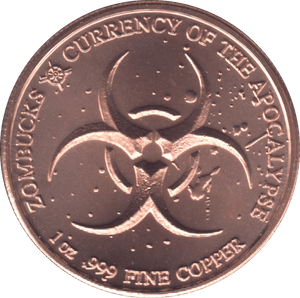 1oz FINE COPPER .999 STARVING REF E64 - Copper 1 oz Coins - Cambridgeshire Coins