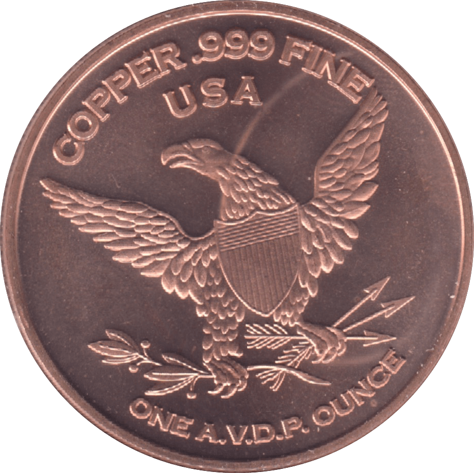 1oz FINE COPPER .999 STEGOSAURUS REF E39 - Copper 1 oz Coins - Cambridgeshire Coins