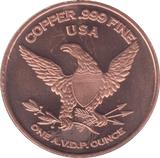 1oz FINE COPPER .999 THE ICE AGE REF E26 - Copper 1 oz Coins - Cambridgeshire Coins