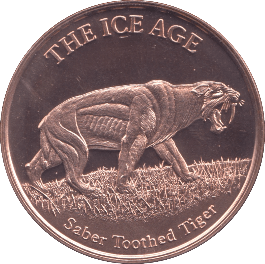 1oz FINE COPPER .999 THE ICE AGE REF E7 - Copper 1 oz Coins - Cambridgeshire Coins