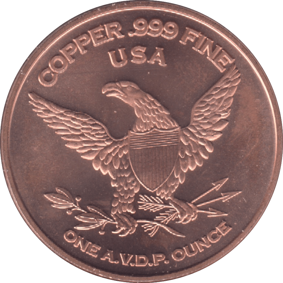 1oz FINE COPPER .999 VELOCIRAPTOR REF E40 - Copper 1 oz Coins - Cambridgeshire Coins