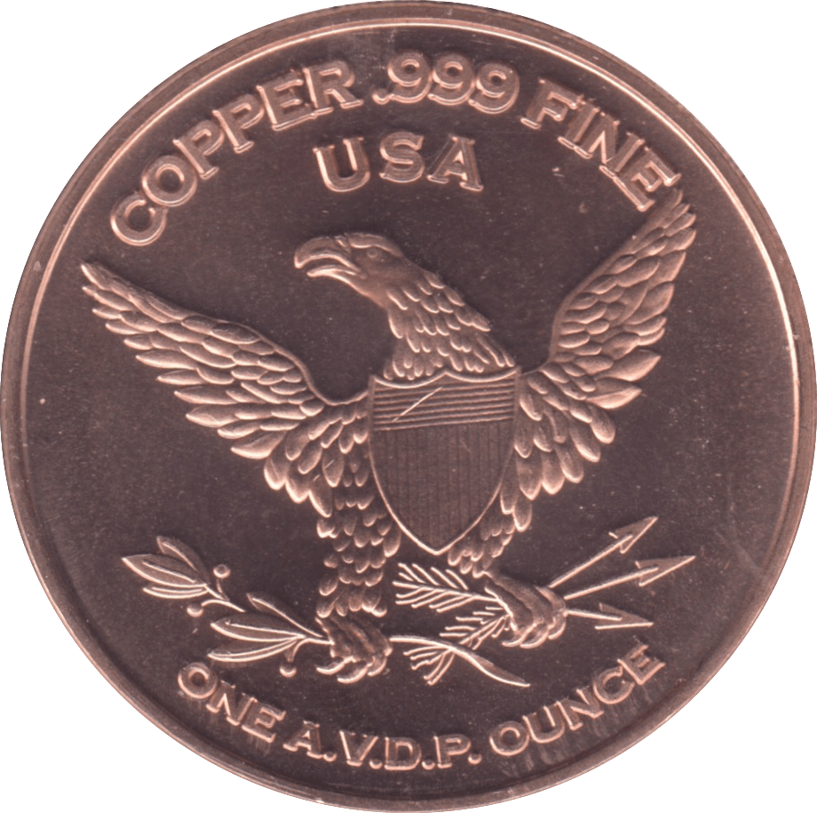 1oz FINE COPPER .999 WINCHESTER 73 RIFLE REF E1 - Copper 1 oz Coins - Cambridgeshire Coins
