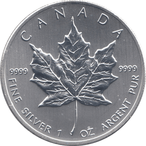 1oz SILVER CANADA MAPLE LEAF BEST VALUE CHOOSE YOUR AMOUNT - SILVER 1 oz COINS - Cambridgeshire Coins