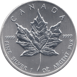 1oz SILVER CANADA MAPLE LEAF BEST VALUE CHOOSE YOUR AMOUNT - SILVER 1 oz COINS - Cambridgeshire Coins
