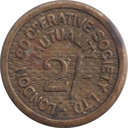 2 SHILLINGS TOKEN COOPERATIVE SOCIETY - HALFPENNY TOKEN - Cambridgeshire Coins