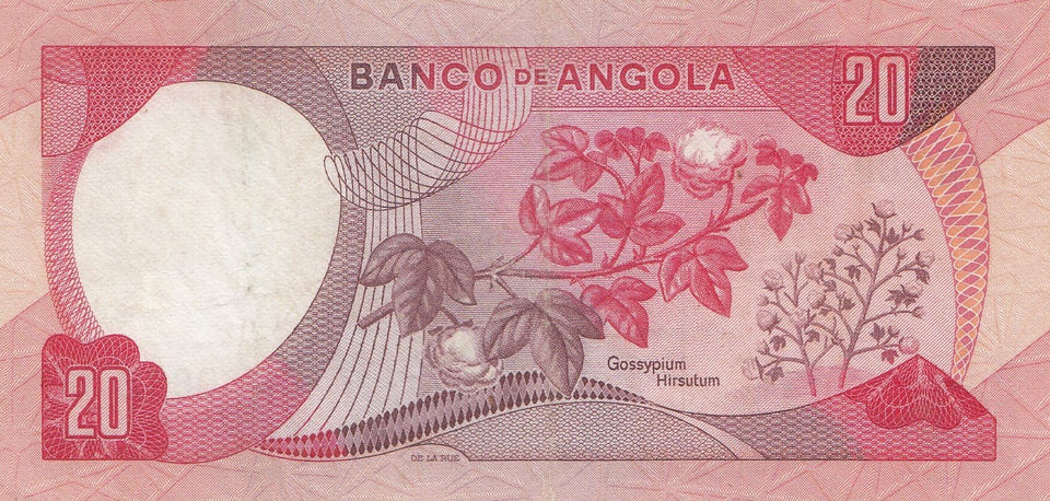 20 ESCUDOS BANKNOTE ANGOLA ( REF 297 ) - World Banknotes - Cambridgeshire Coins
