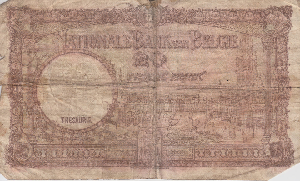 20 FRANCS FRANCE BANKNOTE REF 193 - WORLD BANKNOTES - Cambridgeshire Coins