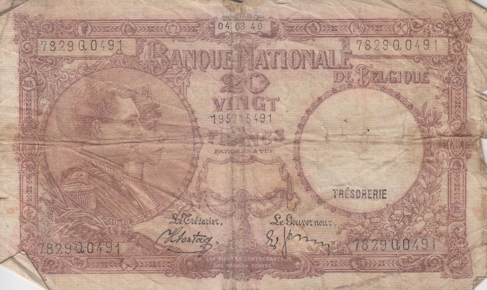 20 FRANCS FRANCE BANKNOTE REF 193 - WORLD BANKNOTES - Cambridgeshire Coins