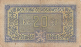 20 KORUNA BANKNOTE CZECHOSLOVAKIA ( REF 276 ) - World Banknotes - Cambridgeshire Coins