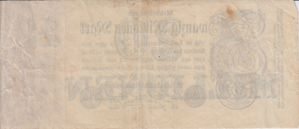 20 REICHSMARK GERMAN BANKNOTE REF 215 - WORLD BANKNOTES - Cambridgeshire Coins