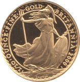 2000 £10 GOLD PROOF BRITANNIA 1/10TH OUNCE - GOLD BRITANNIAS - Cambridgeshire Coins