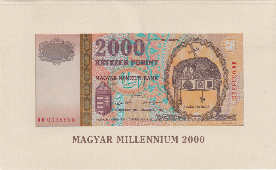2000 2000 FORNIT HUNGARIAN BANKNOTE HUNGARY REF 796 - World Banknotes - Cambridgeshire Coins