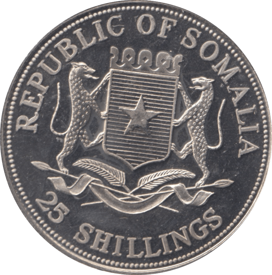 2000 25 SHILLINGS SOMALIA - WORLD COINS - Cambridgeshire Coins