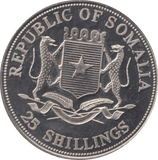 2000 25 SHILLINGS SOMALIA - WORLD COINS - Cambridgeshire Coins