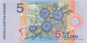 2000 5 GULDEN BANKNOTE SURINAME REF 952 - World Banknotes - Cambridgeshire Coins