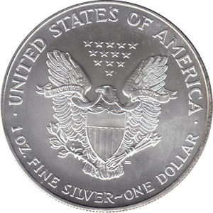 2000 AMERICAN EAGLE SILVER DOLLAR USA - SILVER WORLD COINS - Cambridgeshire Coins