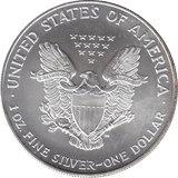 2000 AMERICAN EAGLE SILVER DOLLAR USA - SILVER WORLD COINS - Cambridgeshire Coins