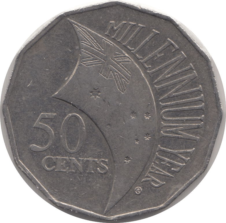 2000 AUSTRALIA 50 CENTS - WORLD COINS - Cambridgeshire Coins