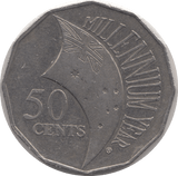 2000 AUSTRALIA 50 CENTS - WORLD COINS - Cambridgeshire Coins