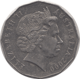 2000 AUSTRALIA 50 CENTS - WORLD COINS - Cambridgeshire Coins