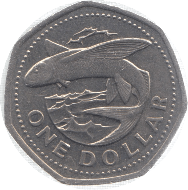 2000 BARBADOS ONE DOLLAR - WORLD COINS - Cambridgeshire Coins