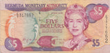 2000 BERMUDA MONETARY AUTHORITY FIVE DOLLAR BANKNOTE REF 1526 - World Banknotes - Cambridgeshire Coins