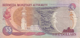 2000 BERMUDA MONETARY AUTHORITY FIVE DOLLAR BANKNOTE REF 1526 - World Banknotes - Cambridgeshire Coins
