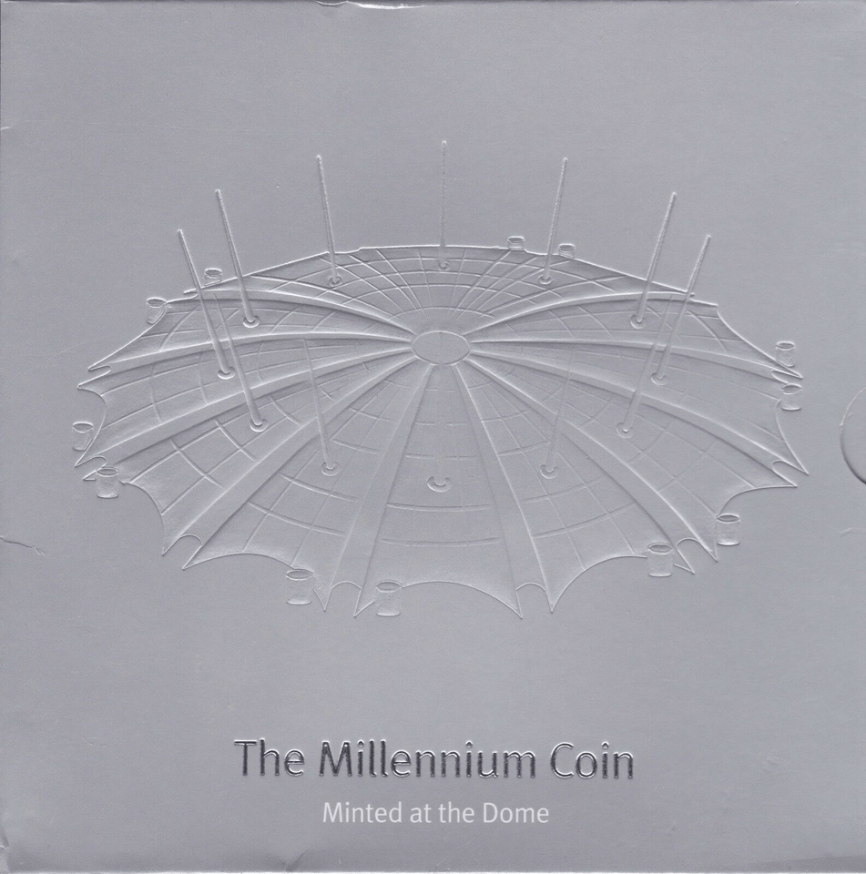 2000 Brilliant Uncirculated £5 Coin Presentation Pack Minted At Dome - £5 BU PACK - Cambridgeshire Coins