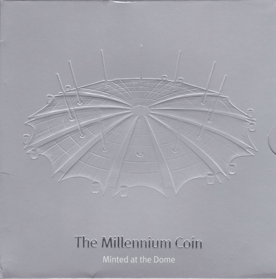 2000 Brilliant Uncirculated £5 Coin Presentation Pack Minted At Dome - £5 BU PACK - Cambridgeshire Coins