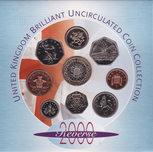 2000 BRILLIANT UNCIRCULATED COIN YEAR SET - Brilliant Uncirculated Year Sets - Cambridgeshire Coins