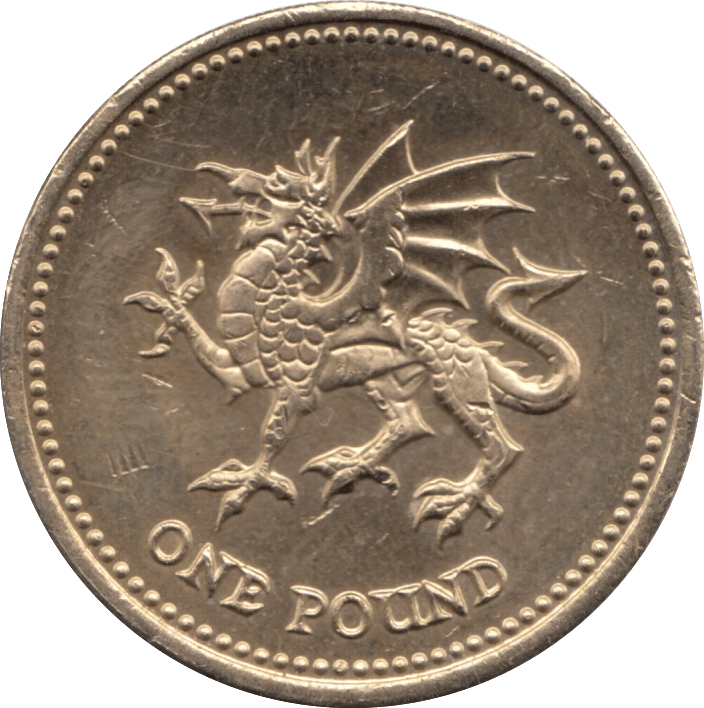 2000 CIRCULATED £1 Welsh Dragon - £1 CIRCULATED - Cambridgeshire Coins