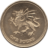2000 CIRCULATED £1 Welsh Dragon - £1 CIRCULATED - Cambridgeshire Coins