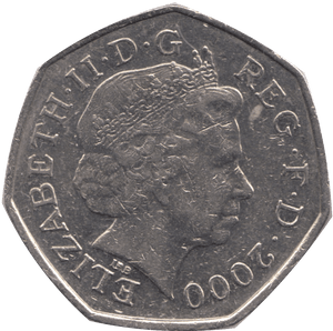 2000 CIRCULATED 50P BRITANNIA - 50P CIRCULATED - Cambridgeshire Coins