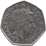 2000 CIRCULATED 50P BRITANNIA - 50P CIRCULATED - Cambridgeshire Coins