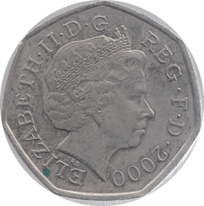 2000 CIRCULATED 50P PUBLIC LIBRARIES ANNIVERSARY - 50P CIRCULATED - Cambridgeshire Coins