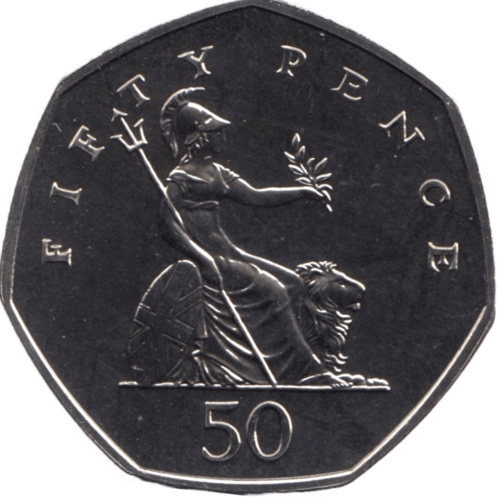2000 FIFTY PENCE 50P BRILLIANT UNCIRCULATED BRITANNIA BU - 50p BU - Cambridgeshire Coins