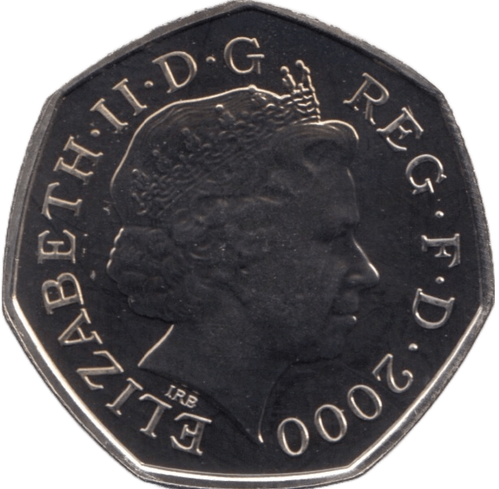 2000 FIFTY PENCE 50P BRILLIANT UNCIRCULATED PUBLIC LIBRARIES BU - 50p BU - Cambridgeshire Coins