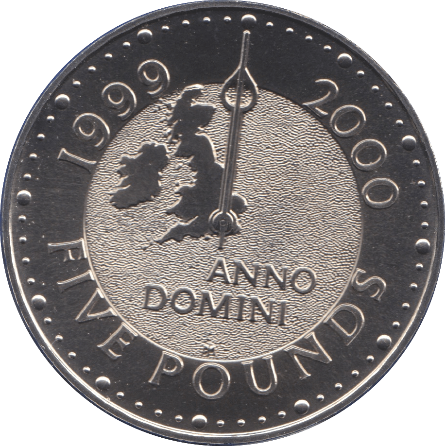 2000 FIVE POUND £5 MILLENNIUM BRILLIANT UNCIRCULATED BU - £5 BU - Cambridgeshire Coins