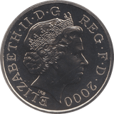 2000 FIVE POUND £5 MILLENNIUM MINTED AT DOME BRILLIANT UNCIRCULATED BU - £5 BU - Cambridgeshire Coins