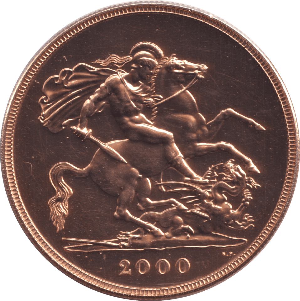 2000 GOLD FIVE POUND - GOLD FIVE POUNDS - Cambridgeshire Coins